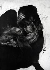 Tytuł 0401201707012017, technika intaglio, wymairy 140x100-cm-2017r-Ewelina-Kolakowska